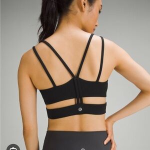 Lululemon Ribbed Nulu Strappy Yoga Bra, size 12